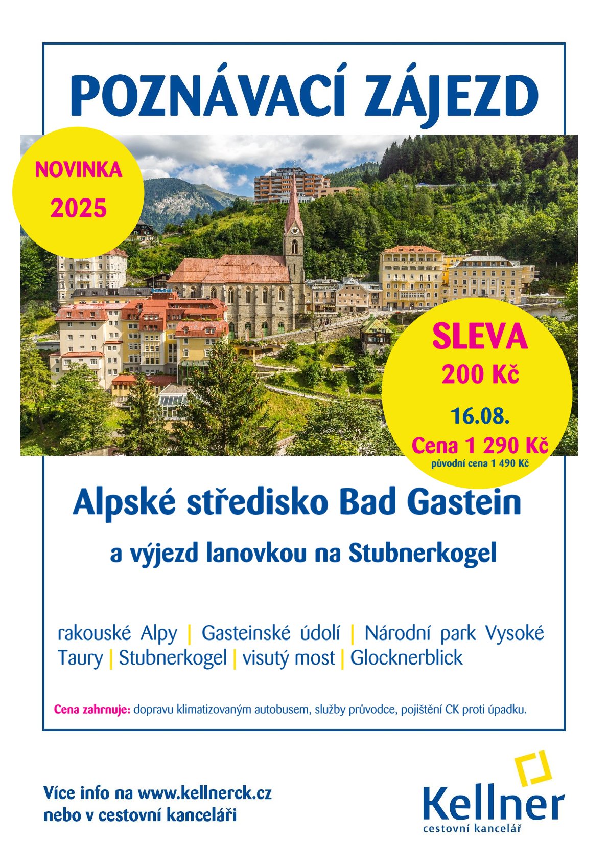 1. Leták Alpské středisko Bad Gastein 2025